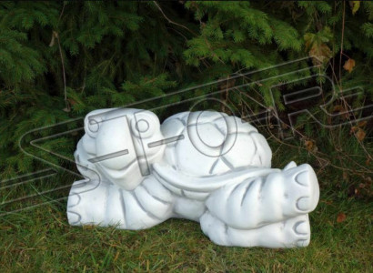 Garten Schildkröte Dekoration Stein Figur Terrasse Deko Statue